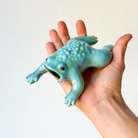 Raku Toadie Wall Vase