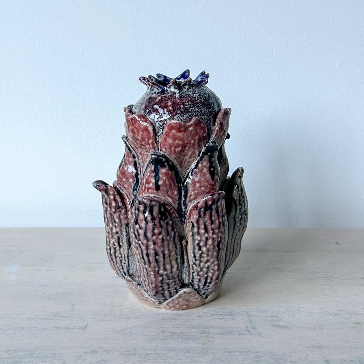 Salt-Fired Flower Vase