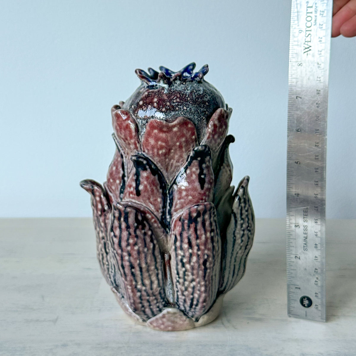 Salt-Fired Flower Vase
