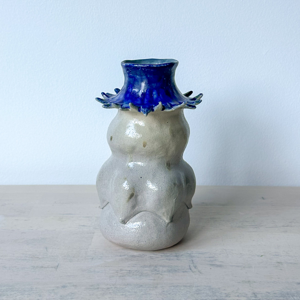 Salt-Fired Flower Vase