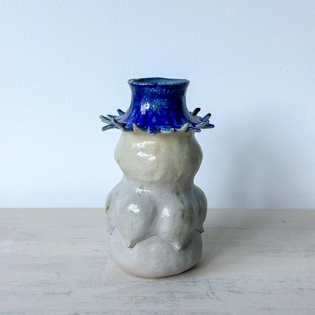 Salt-Fired Flower Vase