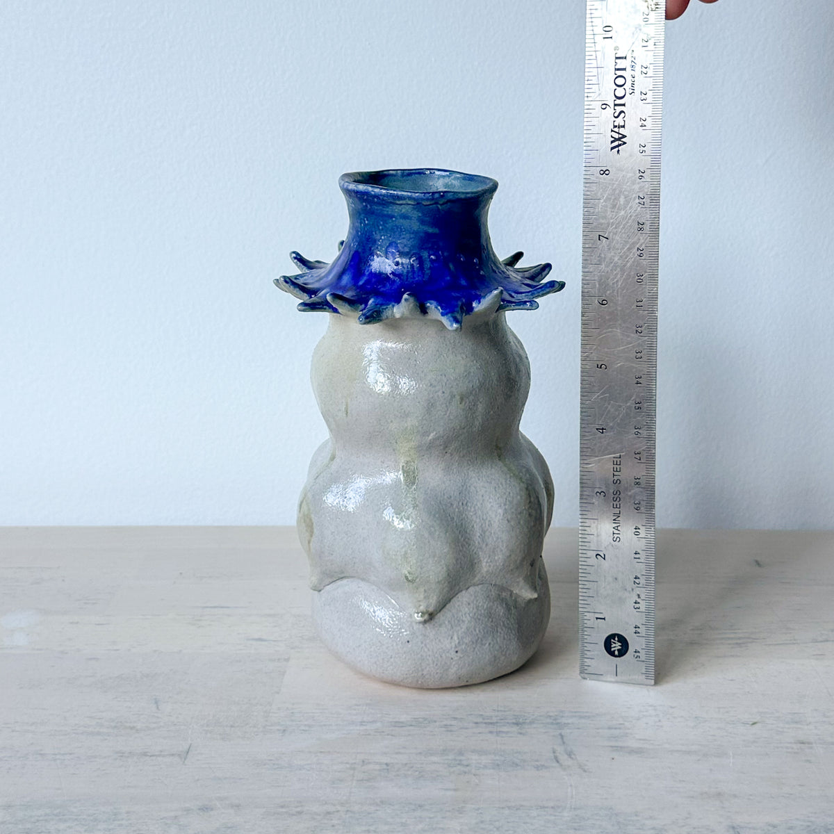 Salt-Fired Flower Vase