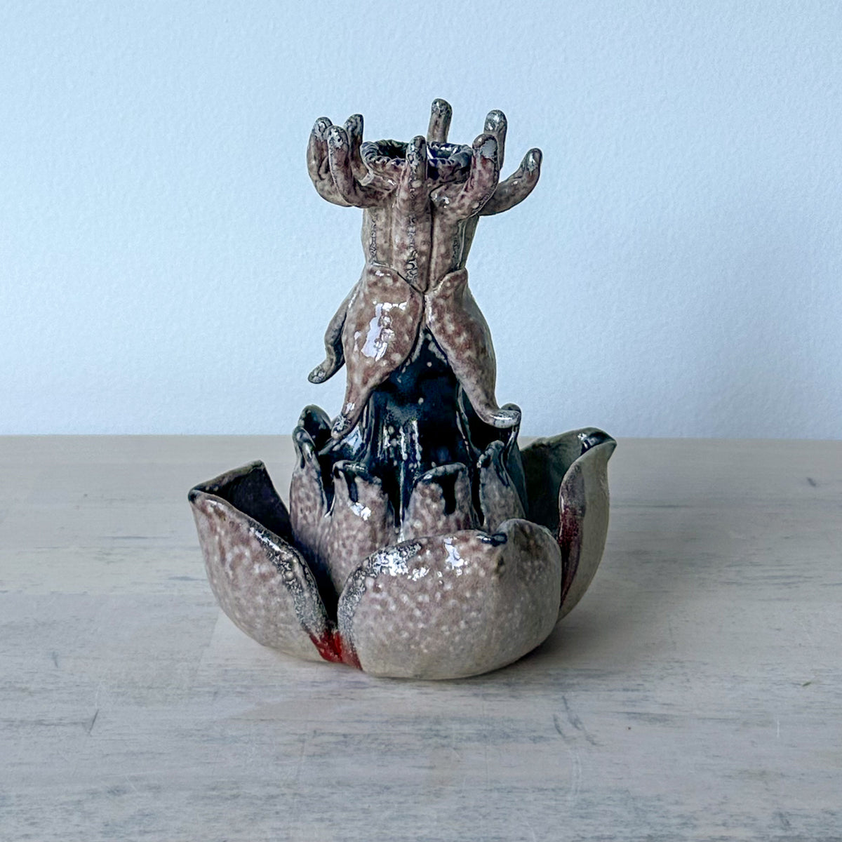 Salt-Fired Flower Vase