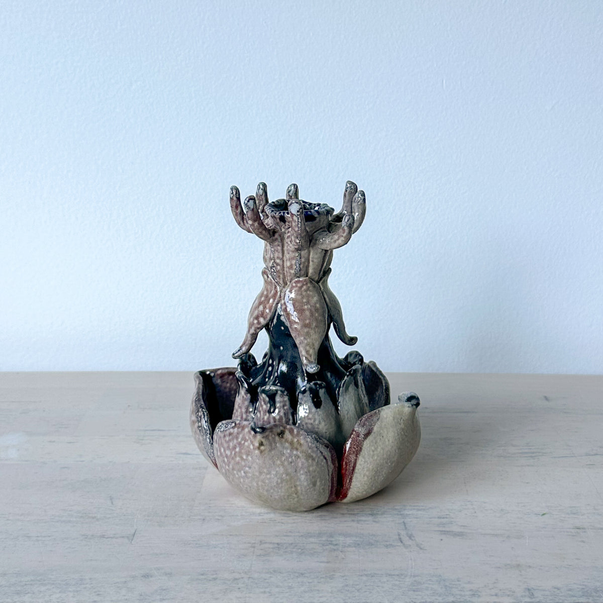 Salt-Fired Flower Vase