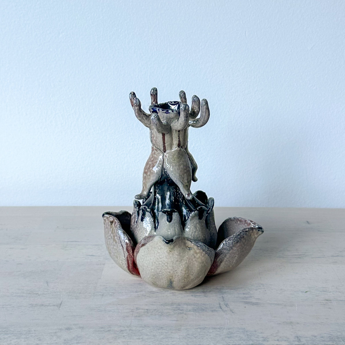 Salt-Fired Flower Vase