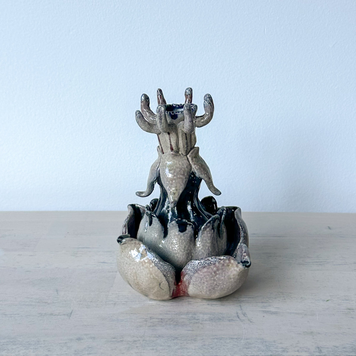 Salt-Fired Flower Vase