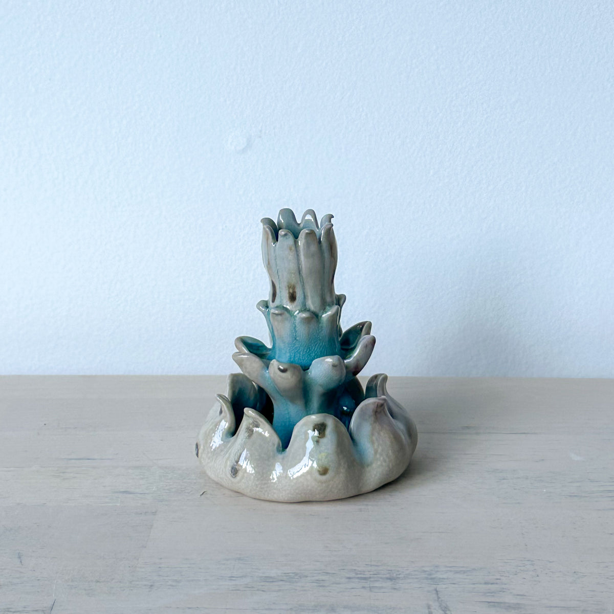 Salt-Fired Flower Vase