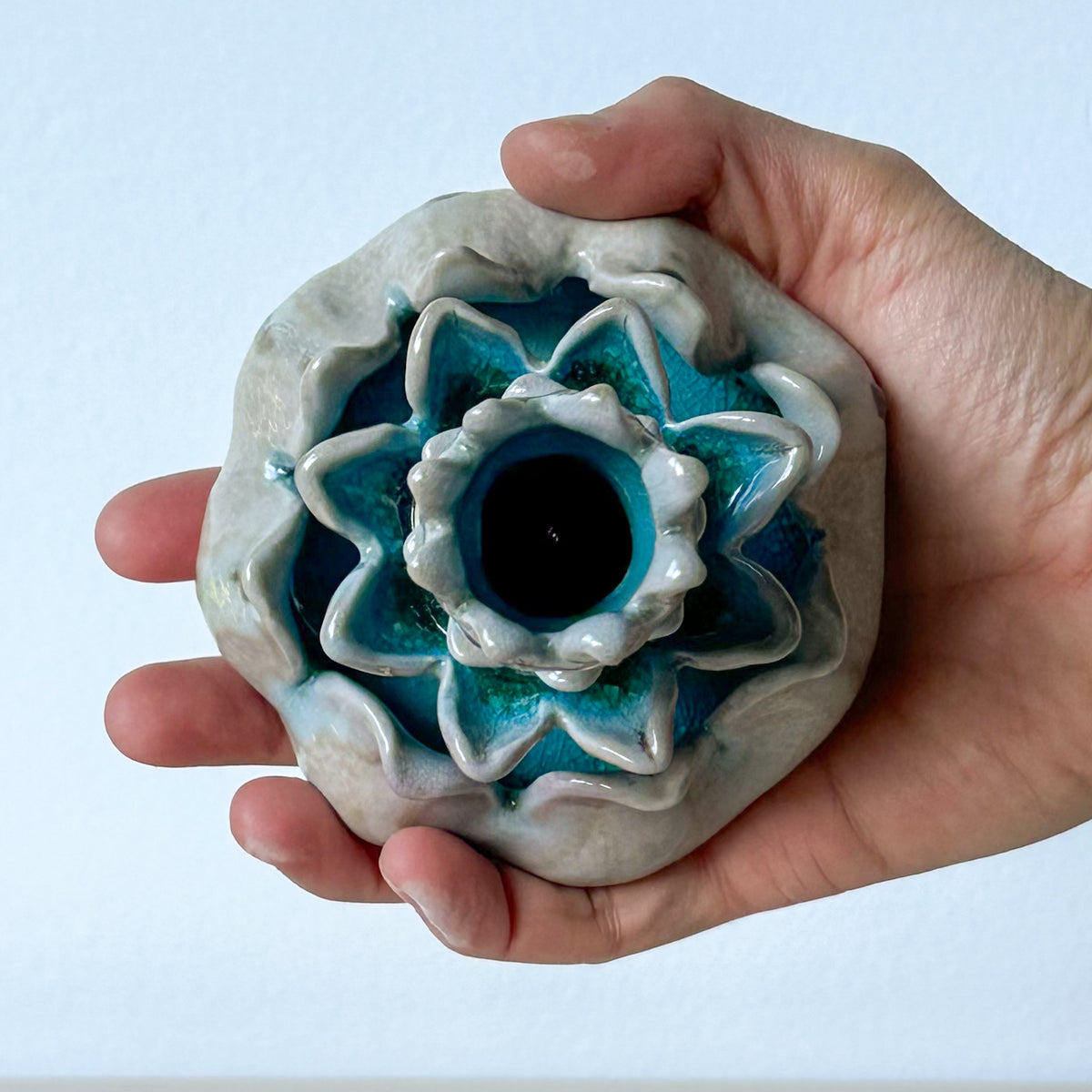 Salt-Fired Flower Vase