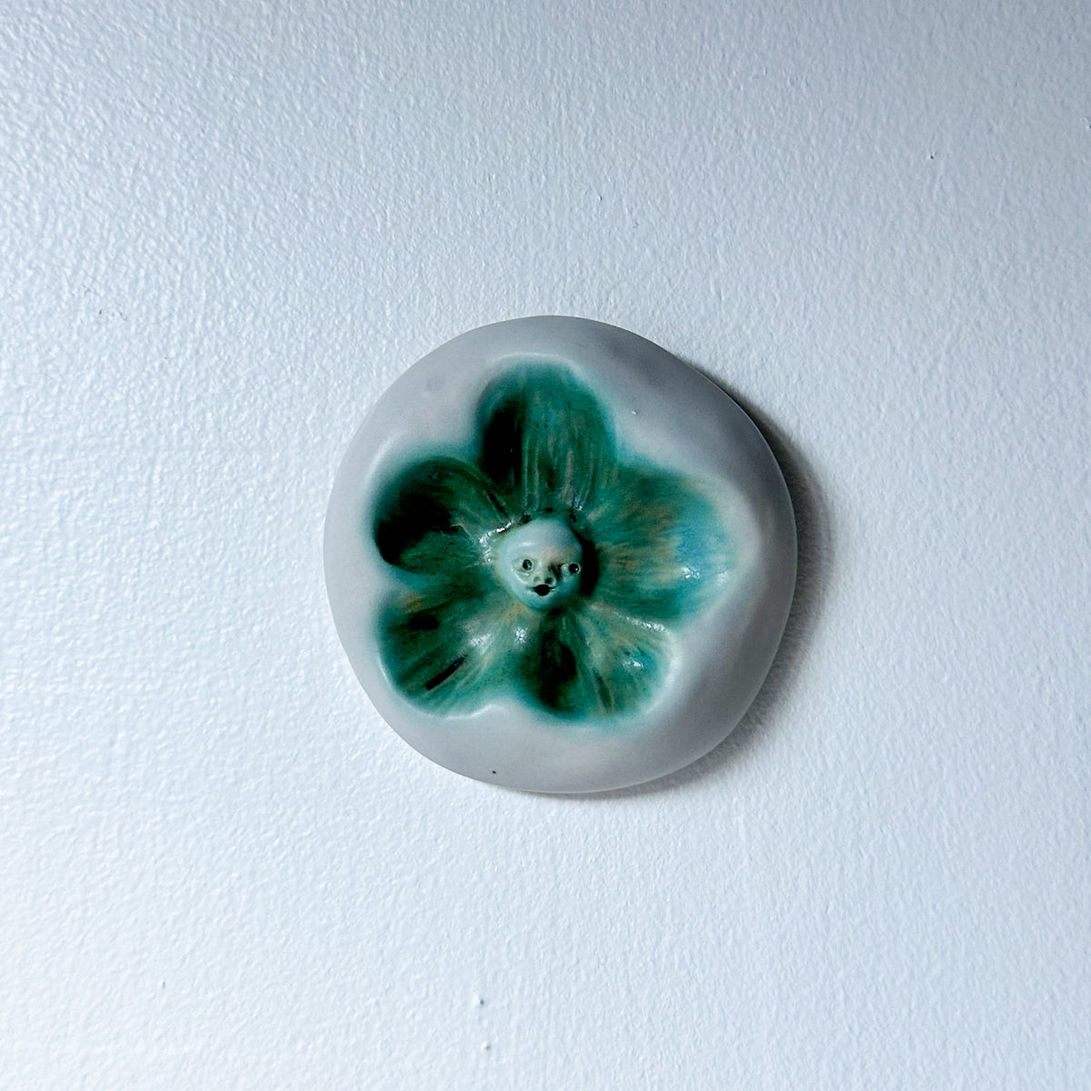 Face Flower Incense Holder/Wall Plaque