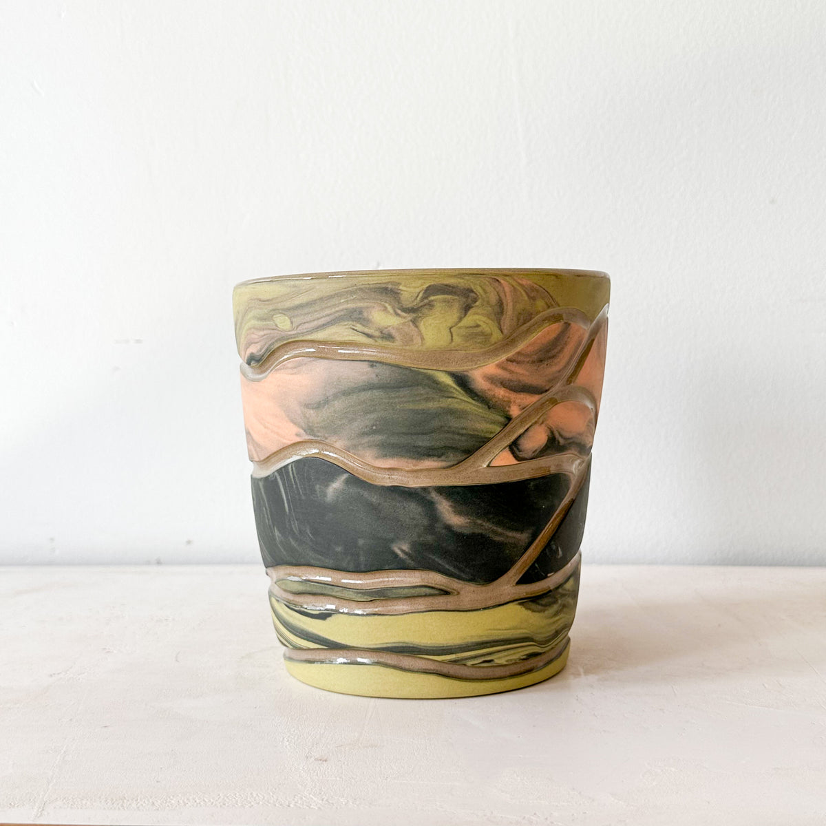 Medium Carved Vessel