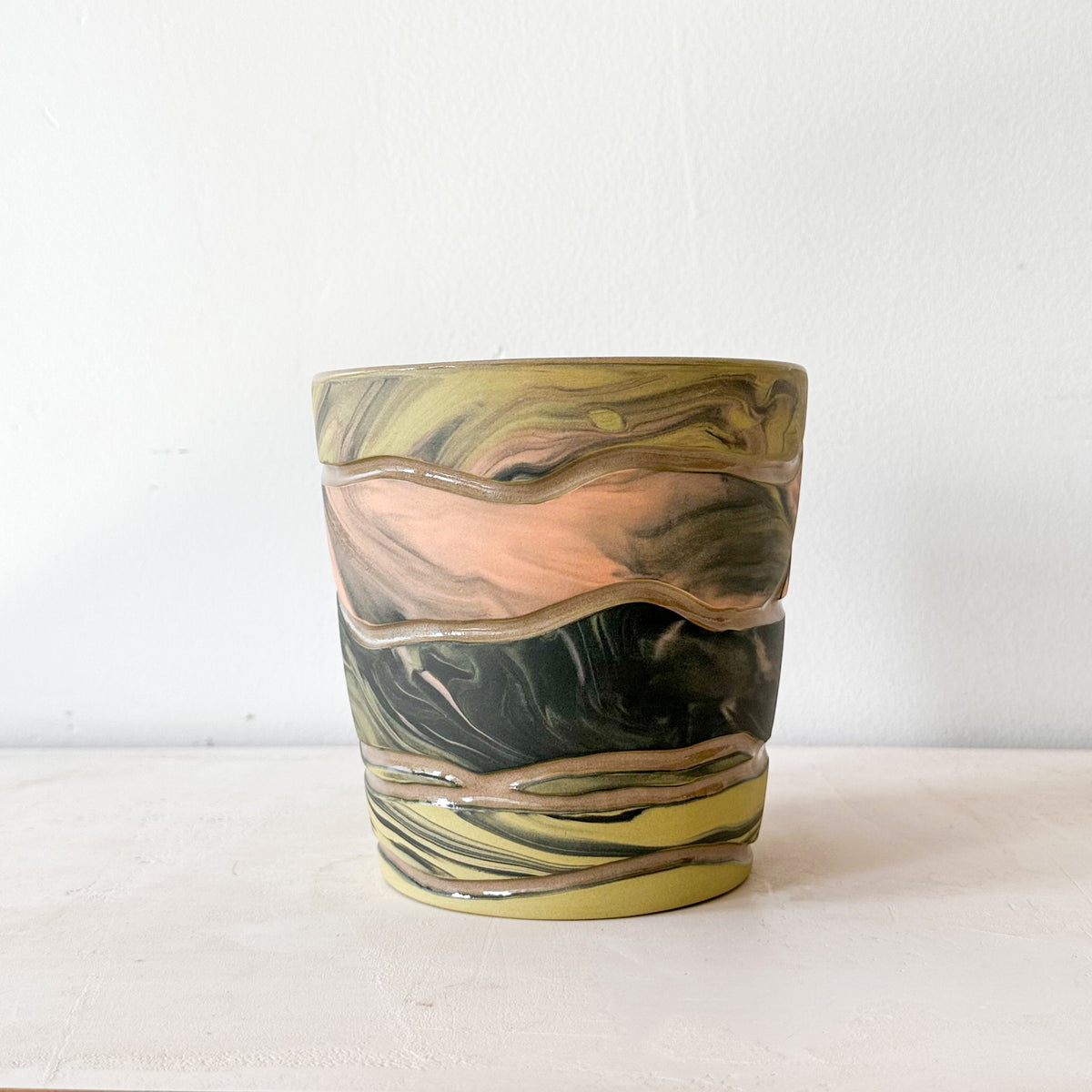 Medium Carved Vessel