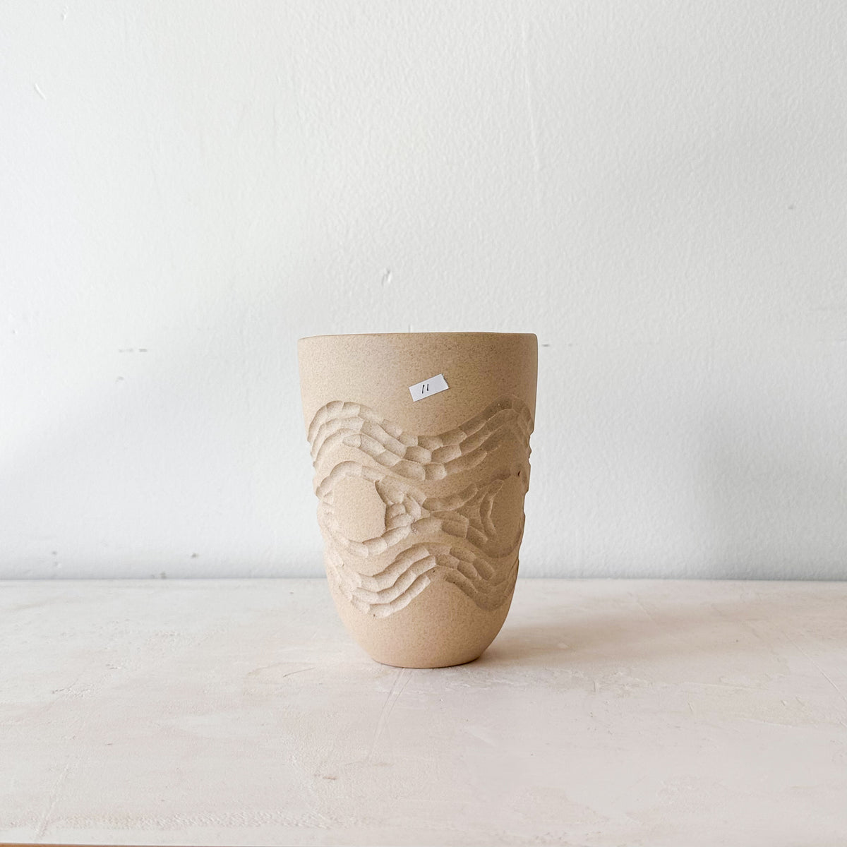 Large Carved Tumbler