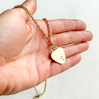 Conversation Heart Pendant