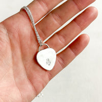 Conversation Heart Pendant