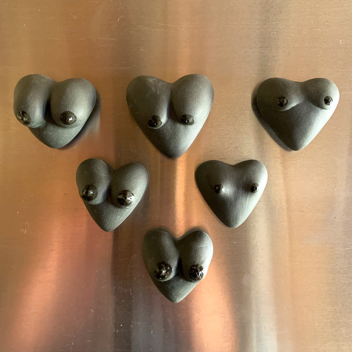 Boobed Heart Magnet 6
