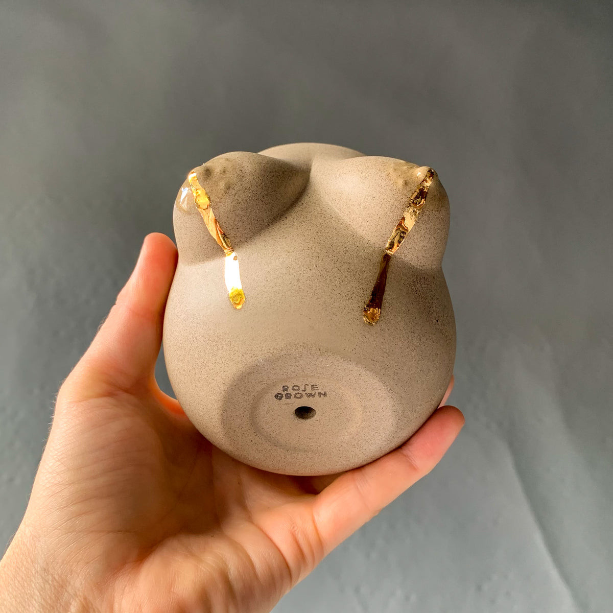 Sasha Planter -- Liquid Gold