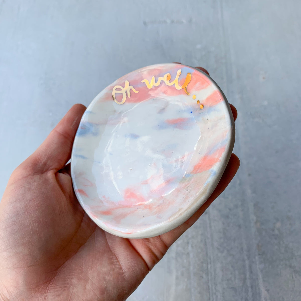 Oh well... Cloudy Trinket Dish