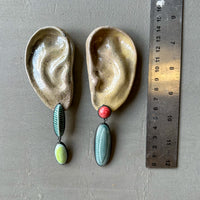 SAMPLE Porcelain “Gem” Earrings