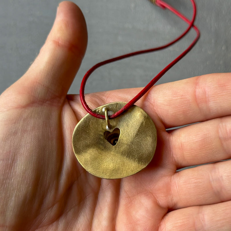 SAMPLE Brass nipple Necklace