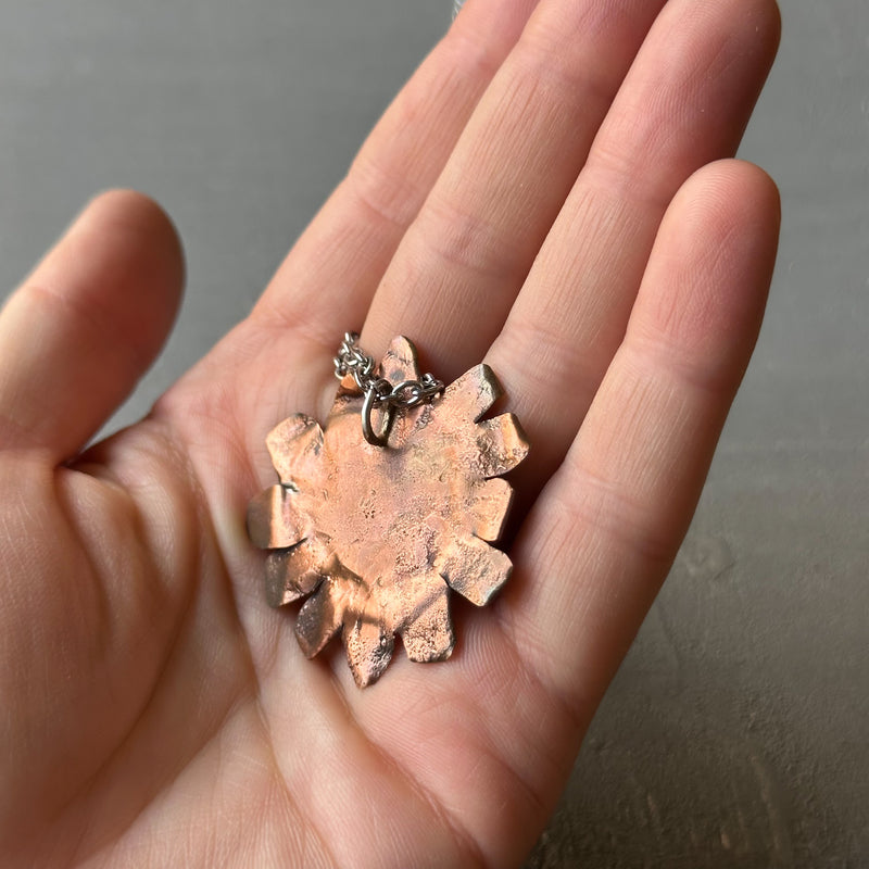 SAMPLE Pressed Flower Necklace