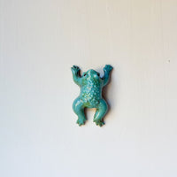 Raku Toadie Wall Vase