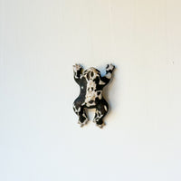 Raku Toadie Wall Vase