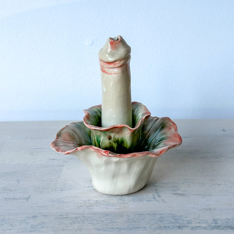 Cock Flower Vase