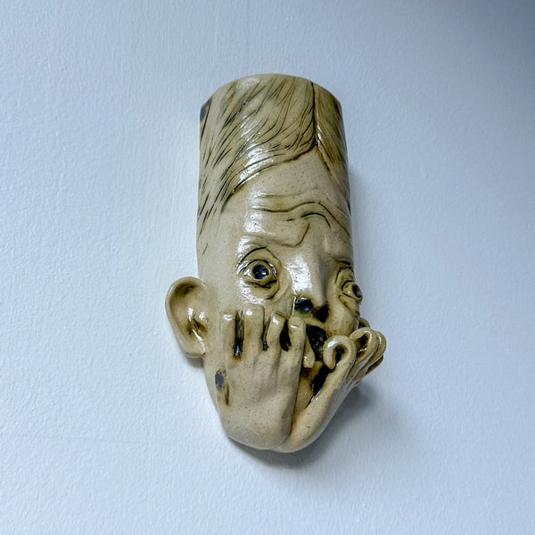 Face Wall Vase